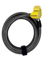 Linka spiralna rowerowa S-Lock Auvray z zamkiem długość 150cm, średnica 12mm