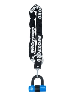 Łańcuch do motocykla Oxford Chain 8 z kłódką [długość: 1 m; średnica oczka: 8 mm]