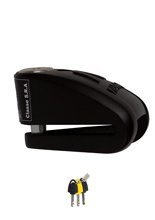 Blokada na tarczę AUVRAY - DK14 czarna matowa, średnica bolca 14mm (klasa S.R.A.)