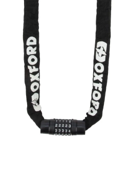 Łańcuch do motocykla Oxford Combi Chain 8 z szyfrem [długość: 0.9 m; średnica oczka: 8 mm]