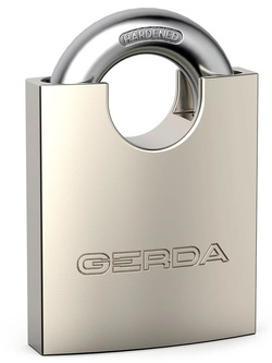 Kłódka pałąkowa Gerda SECURE KSWS S50 z chronionym pałąkiem (50 mm)