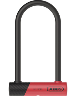 Zapięcie rowerowe na klucz U-Lock Abus Ultimate 420K + linka Cobra 10/120