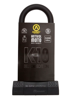 U-Lock Auvray Black Edition [długość: 230 mm, średnica: 18 mm] czarny