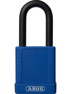 Kłódka aluminiowa Abus Safety Lock 74 niebieska (na 1 klucz)