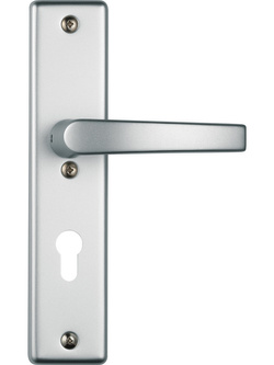Szyld drzwiowy z gałką Abus KLN314 aluminium