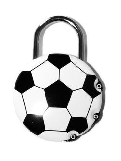 Kłódka podróżna dziecięca piłka Yale Y-Football