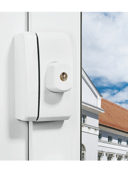 Zamek do okien i drzwi otwieranych do wewnątrz rozwieranych i przesuwnych ABUS FTS 96 (na jeden klucz)