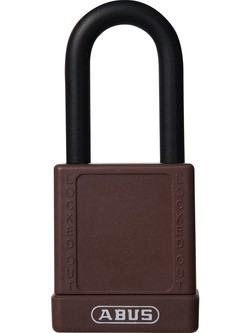 Kłódka aluminiowa Abus Safety Lock 74 brązowa