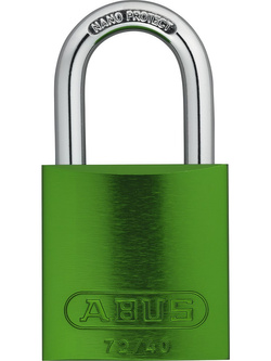Kłódka aluminiowa ABUS 72/40 zielona