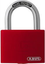 Kłódka aluminiowa ABUS MyLock T65AL Czerwona