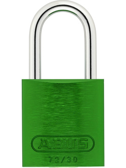 Kłódka aluminiowa ABUS 72/30 zielona