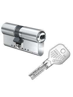 Wkładka dwustronna Evva Akura 44 27/27 z magnesem + 1 klucz magnetyczny