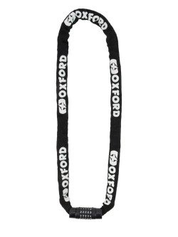 Łańcuch do motocykla Oxford Combi Chain 8 z szyfrem [długość: 0.9 m; średnica oczka: 8 mm]
