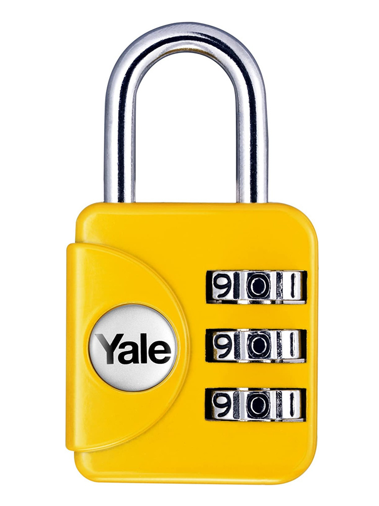 Kłódka podróżna Yale YP1 żółta