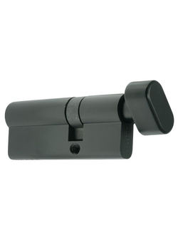 Wkładka bębenkowa z gałką Alubrass G45/35 czarna