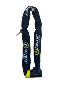 Łańcuch z zamkiem Auvray C-Bloc [długość: 90 cm, średnica: 8,5 mm]