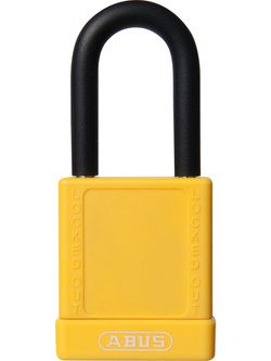 Kłódka aluminiowa Abus Safety Lock 74 żółta (na 1 klucz)