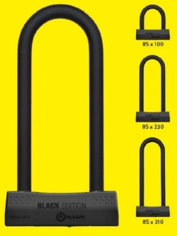 U-Lock Auvray Black Edition [długość: 230 mm, średnica: 18 mm] czarny