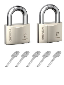 Zestaw 2 kłódek pałąkowych na 1 klucz Gerda SECURE KSWS S50 (50 mm)