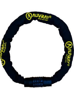 Łańcuch z zamkiem na szyfr Auvray C.Code [długość: 120 cm, średnica: 8 mm]