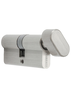 Komplet wkładek ALUBRASS 50/55 + G55/50 nikiel satyna