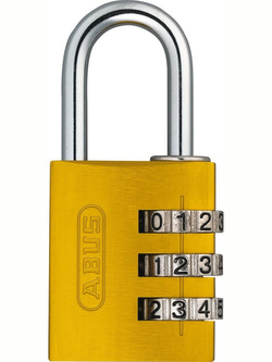 Kłódka szyfrowa ABUS 724/20 Żółta