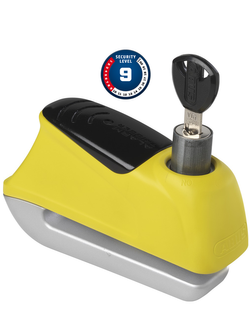 Blokada tarczy hamulcowej z alarmem Abus Trigger Alarm 350 yellow