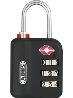 Kłódka szyfrowa ABUS 147TSA/30 B 30mm z zamkiem TSA (kod 3 cyfrowy)