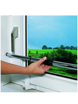 Sztaba okienna teleskopowa  Abus TELE-Z 220 biała