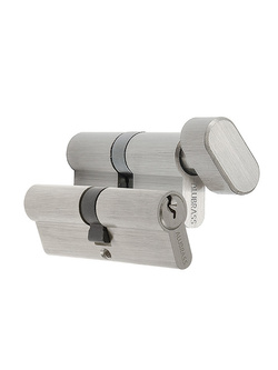 Komplet wkładek ALUBRASS 40/50 + G40/50 nikiel satyna