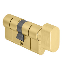 Zestaw dwóch wkładek na jeden klucz dwustronna 30/35 + z gałką 30/35G ABUS 