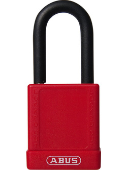 Kłódka aluminiowa Abus Safety Lock 74 czerwona