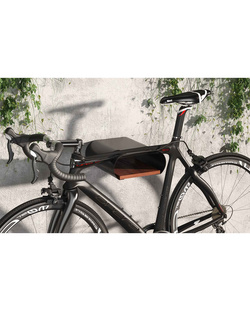 Uchwyt ścienny na rower Biketec czarny
