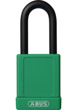 Kłódka aluminiowa Abus Safety Lock 74 zielona