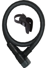 Linka rowerowa ABUS Microflex 6615K/85/15 czarna + uchwyt na ramę SCMU