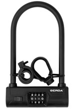 Zapięcie rowerowe U-Lock Gerda Ultra Combo 245/153C