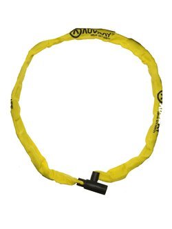 Łańcuch z zamkiem K-BLOCK AUVRAY [długość łańcucha: 90 cm, średnica 4mm] żółty