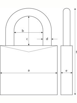 Kłódka aluminiowa z sercem ABUS MyLock T65AL Love 