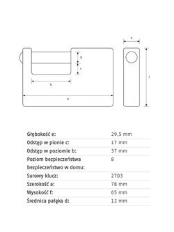 Kłódka ze stali hartowanej ABUS MONOBLOCK 723/80