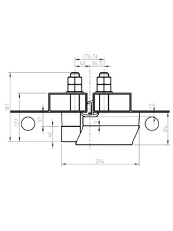 Zamek do kontenera Abus ConHasp Granit 215/100 + kłódka Abus 34RK/70