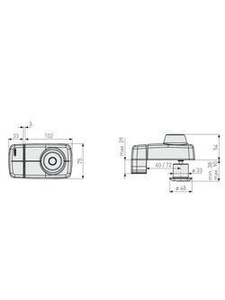 Zamek wierzchni Abus 7025 biały